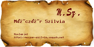Móczár Szilvia névjegykártya